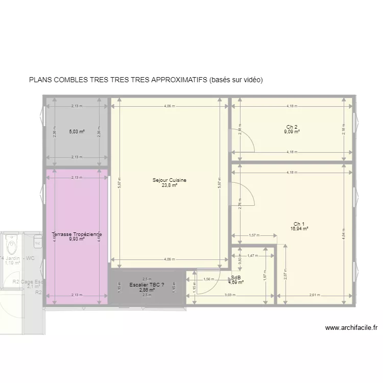 Carca V Hugo CIBLE. Plan de 