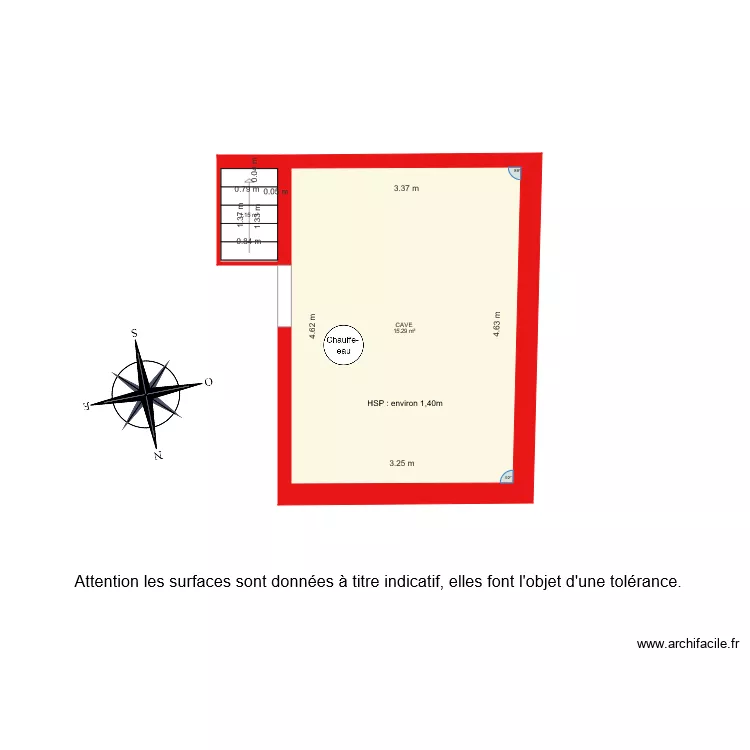 BI 1831 niveau 0. Plan de 