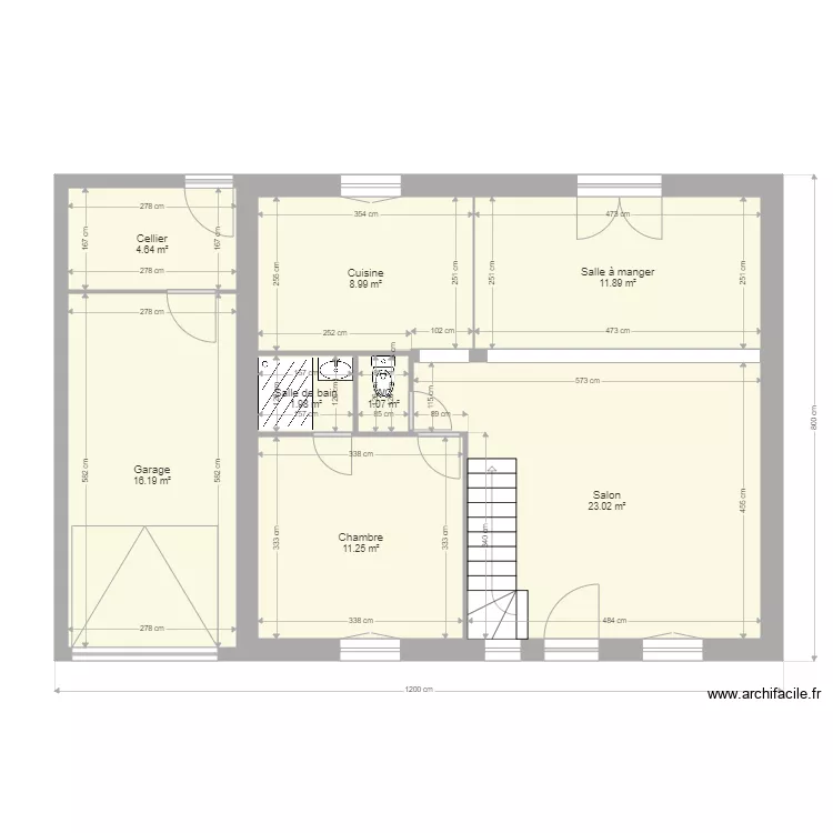 seillier rdc. Plan de seillier rdc. Plan de