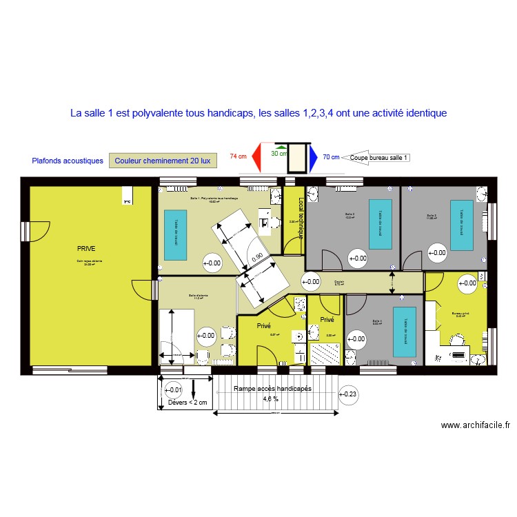 Maison du bien être 1 . Plan de 0 pièce et 0 m2