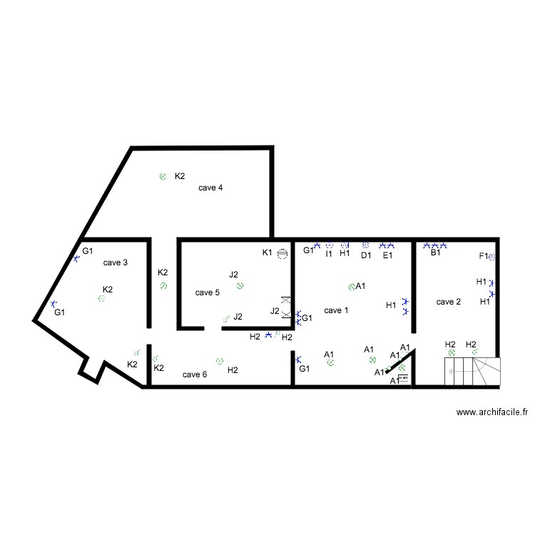 cave laurent 1. Plan de 0 pièce et 0 m2