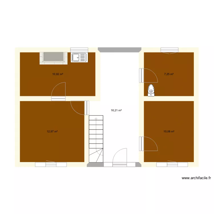 saint germain. Plan de 