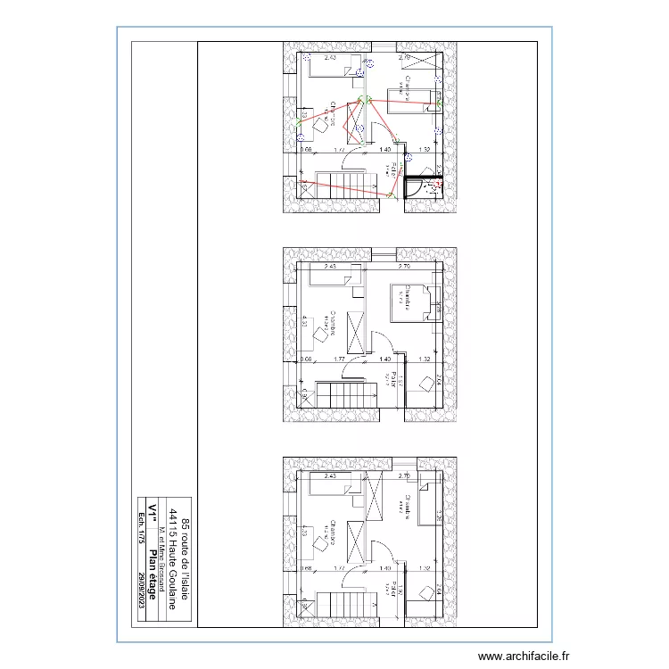 BROSSARD ETAGE . Plan de 