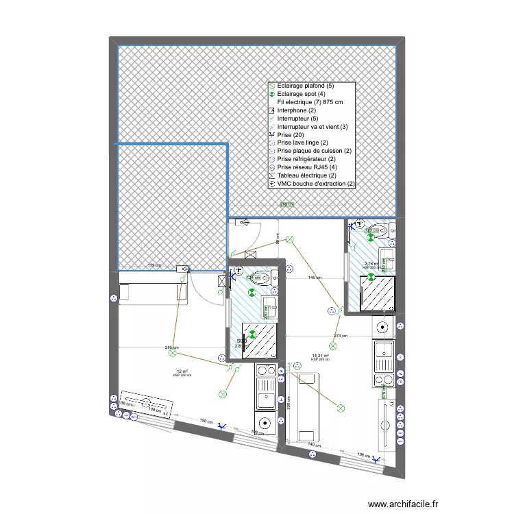 St bruno 1er. Plan de 