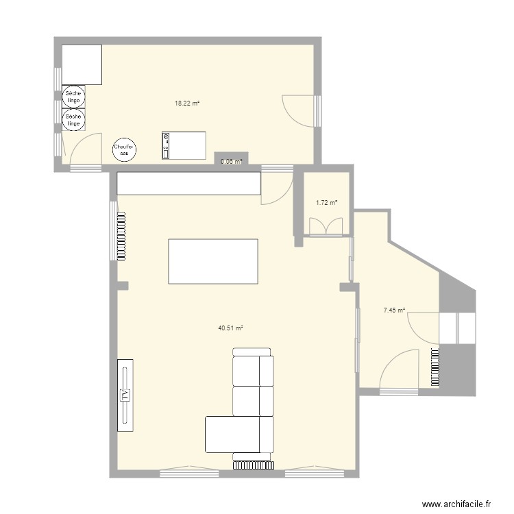 Appartement GP V1. Plan de 0 pièce et 0 m2