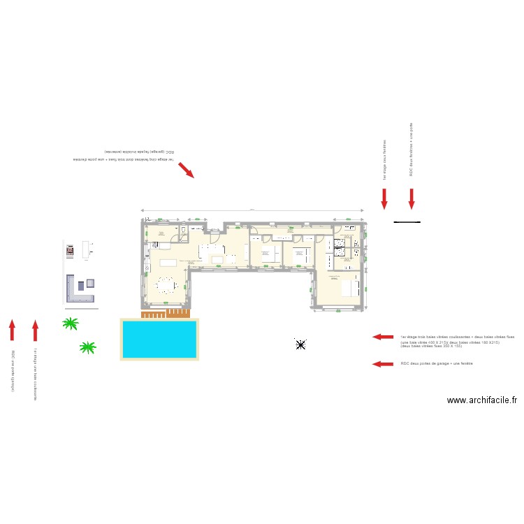 chioti haut et bas. Plan de 0 pièce et 0 m2