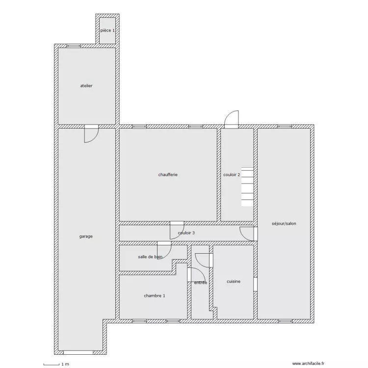 chupin rdc. Plan de chupin rdc. Plan de