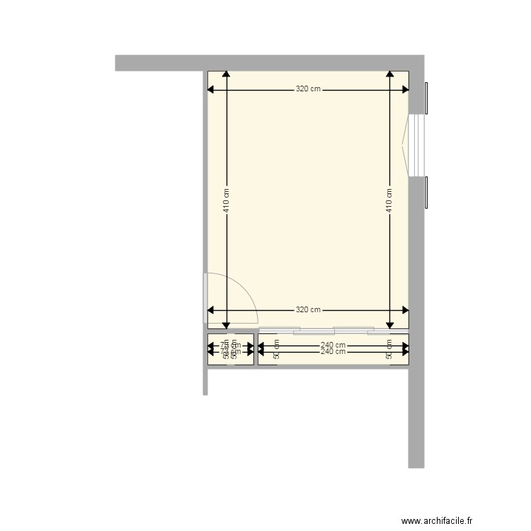 CHAMBRE COSTA. Plan de 0 pièce et 0 m2