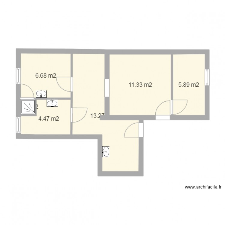 10 Cours de Vincennes 1er étage. Plan de 0 pièce et 0 m2