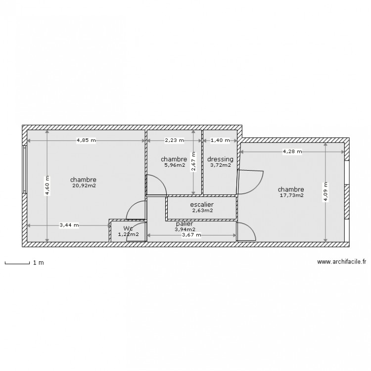 Ste Foy etage . Plan de 0 pièce et 0 m2