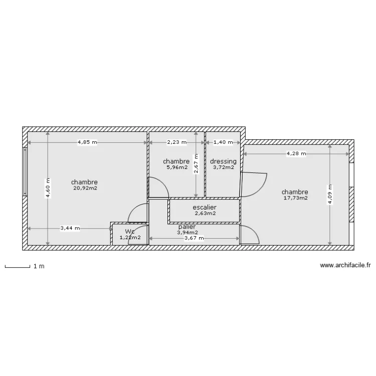 Ste Foy etage . Plan de 