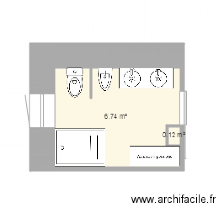 sdbain suite. Plan de 0 pièce et 0 m2