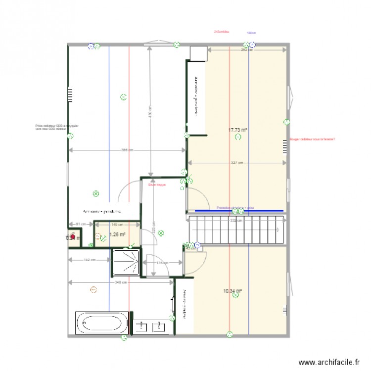 Etage1ElectricitéFinaleGOAL. Plan de 0 pièce et 0 m2