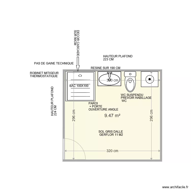 LANGINIER LUC . Plan de 