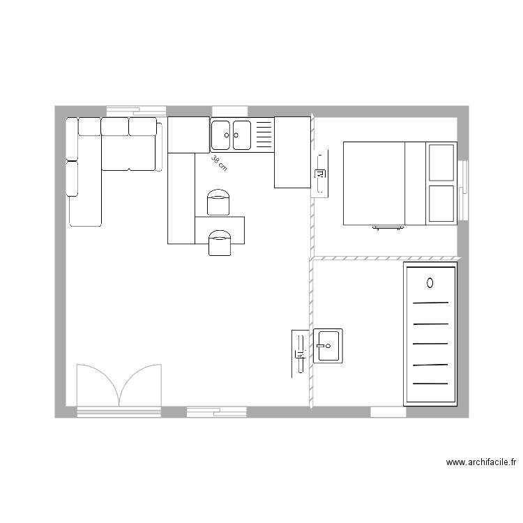 mobil home 3. Plan de 0 pièce et 0 m2