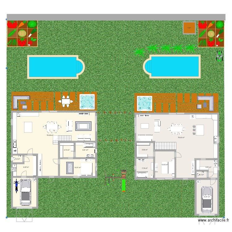 Projet maison 2. Plan de 0 pièce et 0 m2