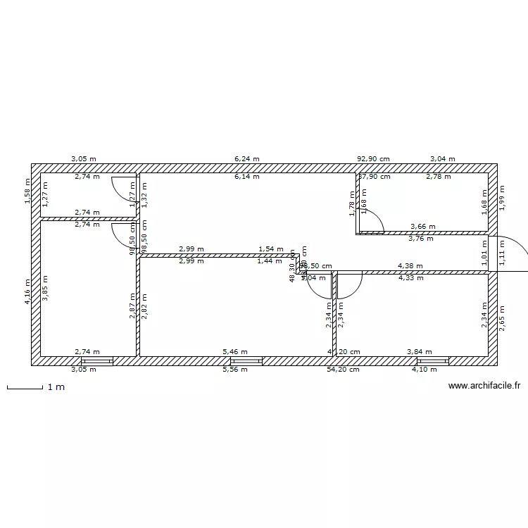 1er etage. Plan de 1er etage. Plan de