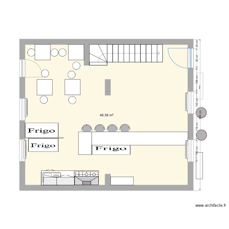 Pasta Rockett Aménagement . Plan de 0 pièce et 0 m2