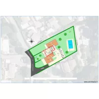 Plan de masse projet&eacute;