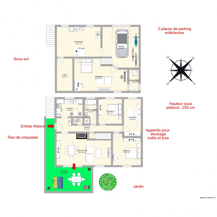 DE SOUSA. Plan de 0 pièce et 0 m2