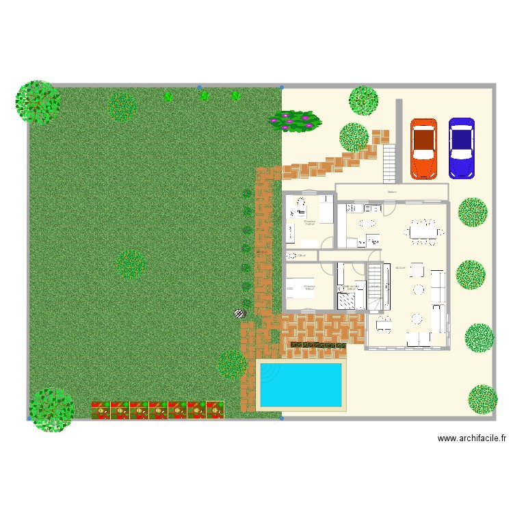 maison bis. Plan de 0 pièce et 0 m2