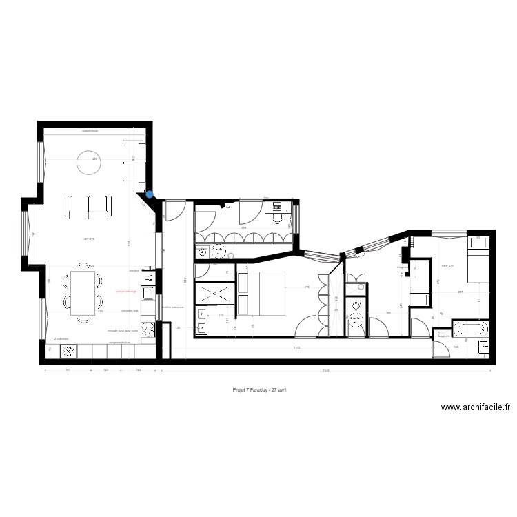 corbaz projet 8 sdb enfants. Plan de 0 pièce et 0 m2