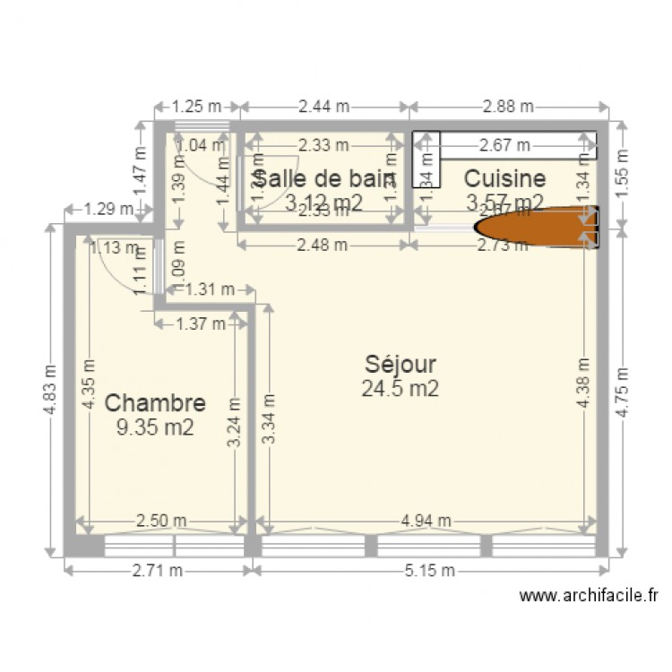 alsemberg  krasinska. Plan de 0 pièce et 0 m2