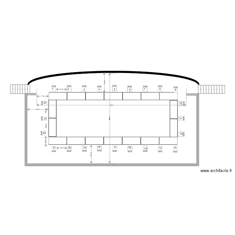 cm ccs. Plan de 0 pièce et 0 m2