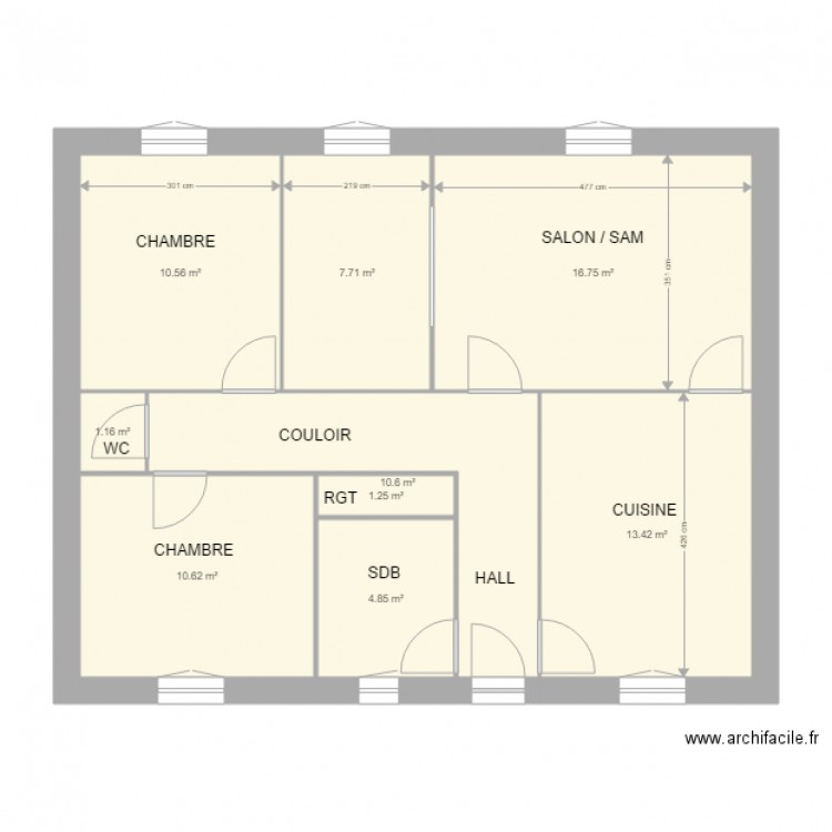 PLAN MURE . Plan de 0 pièce et 0 m2