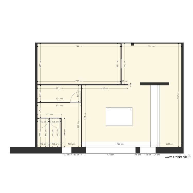 relevé initial BP SG. Plan de 0 pièce et 0 m2