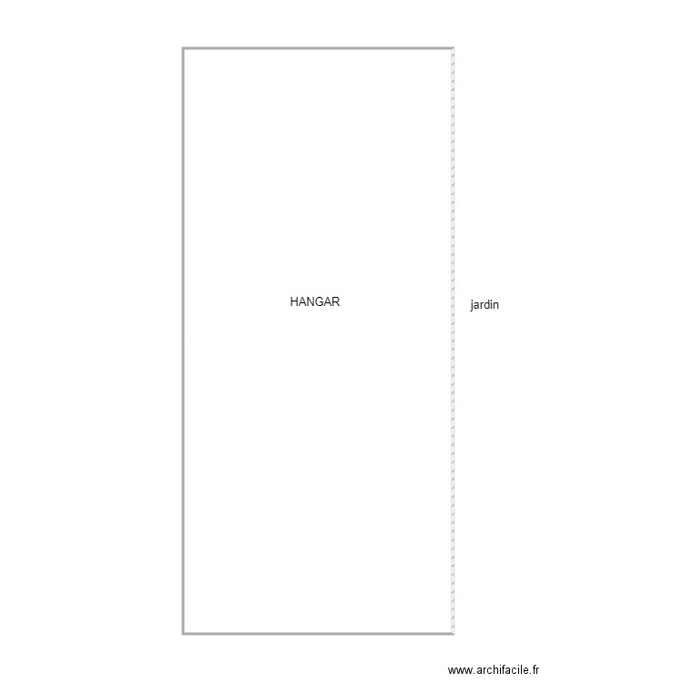 fremit bordin hangar am. Plan de 0 pièce et 0 m2