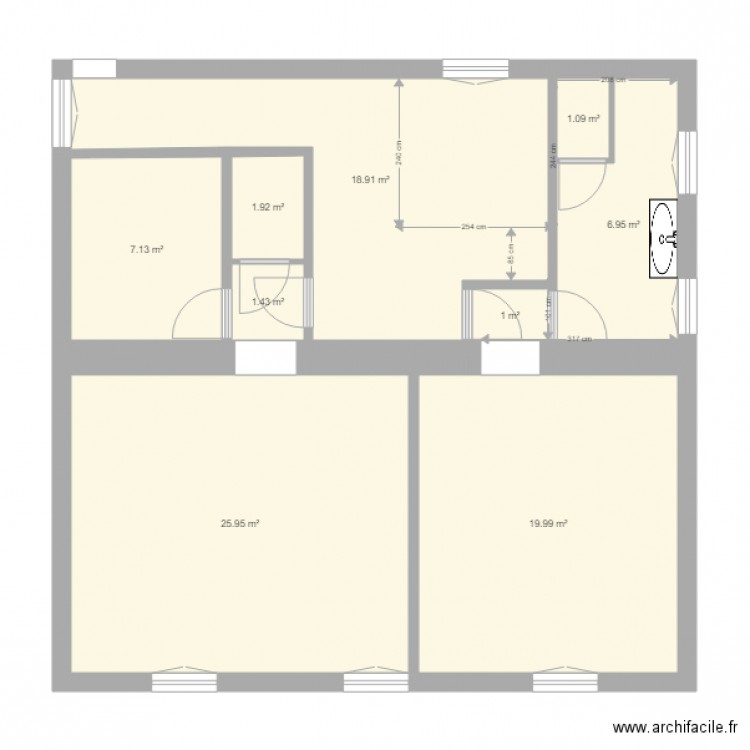 maison lafaurie 1er étage. Plan de 0 pièce et 0 m2