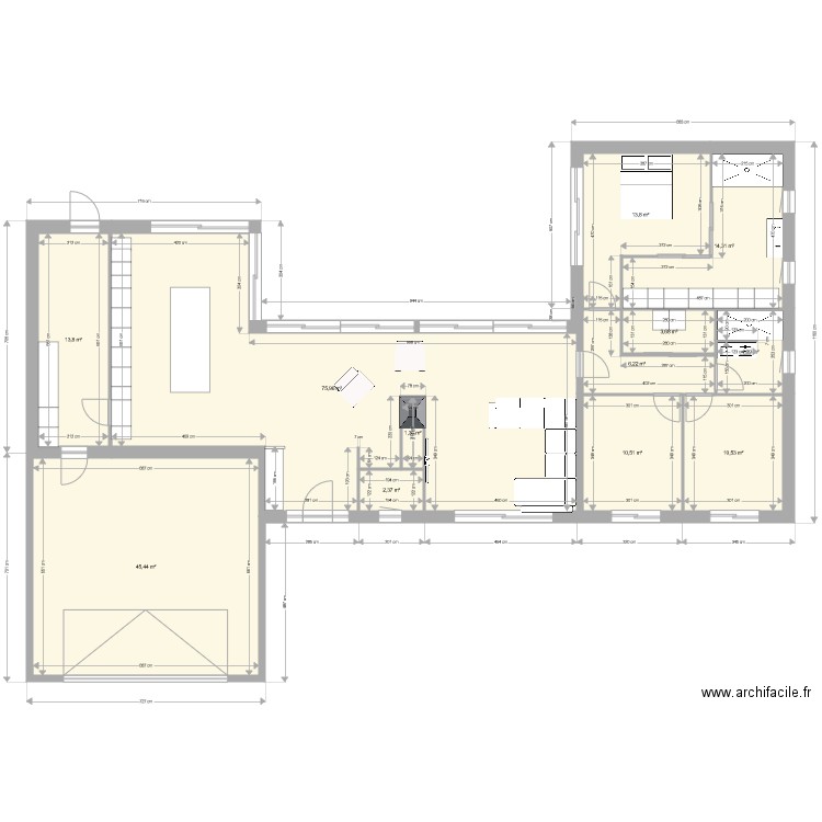 yesretg. Plan de 0 pièce et 0 m2