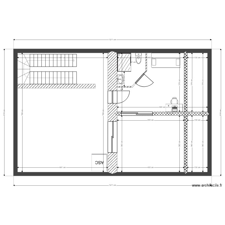 combles amenagees 6. Plan de 0 pièce et 0 m2