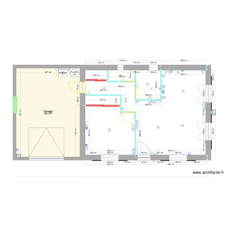 Dylan St JUST LE MARTEL &eacute;lectricit&eacute;. Plan de 