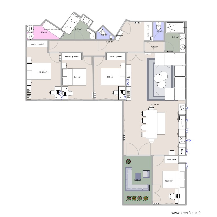 ARGENTEUIL SAGE. Plan de 0 pièce et 0 m2