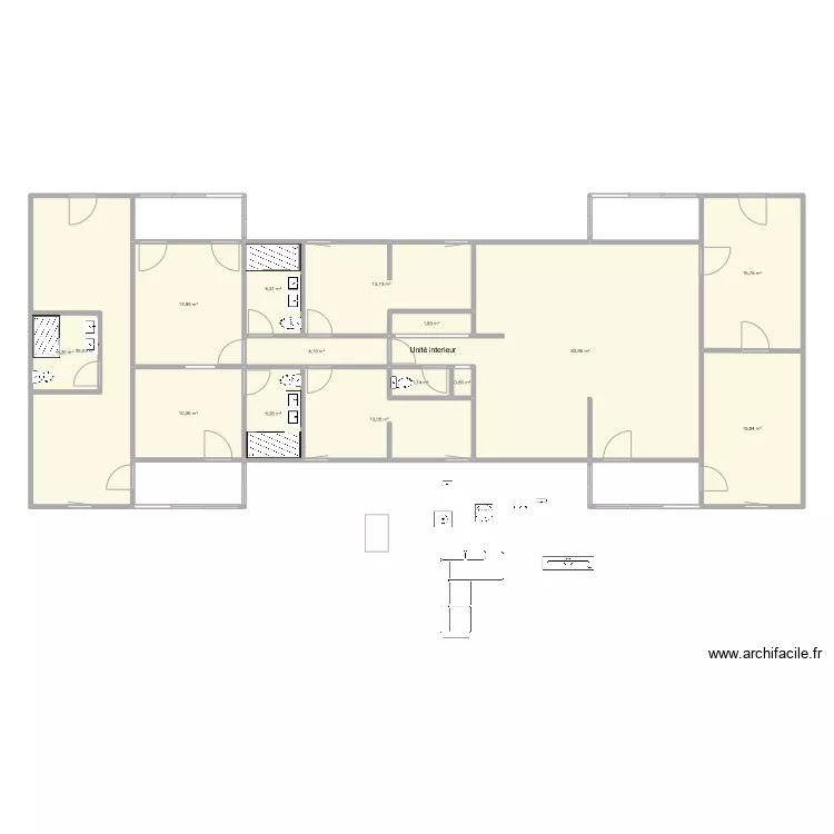 coustouge - pour chauffage. Plan de coustouge - pour chauffage. Plan de