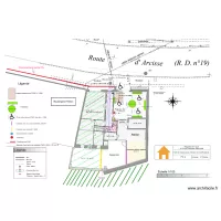 PC 2 Plan de masse avec travaux et modifications