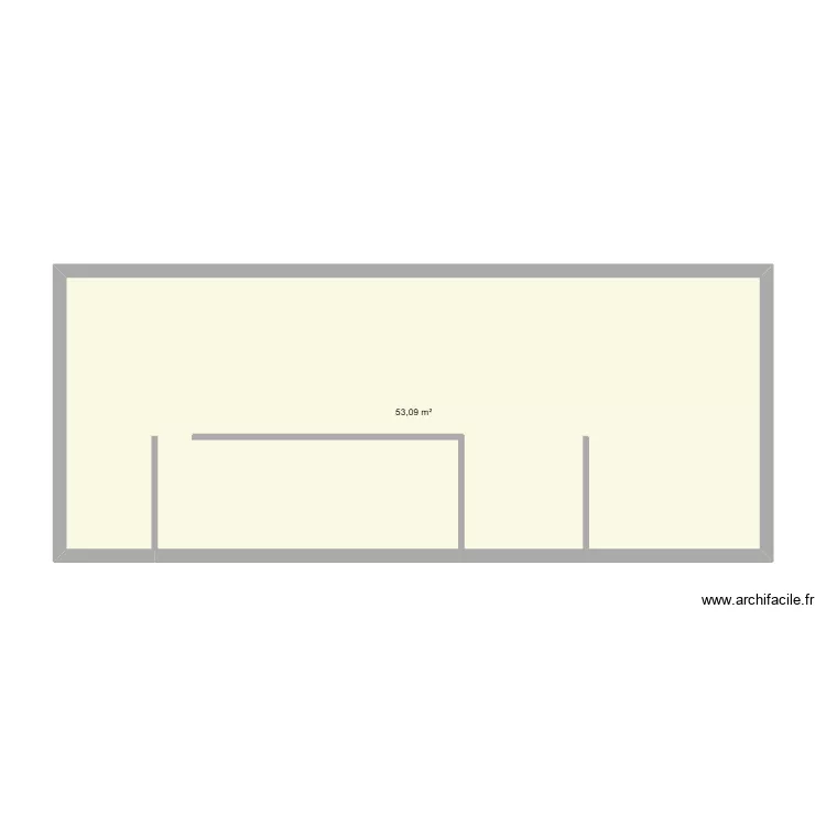 plan container. Plan de 6  et 52 m²
