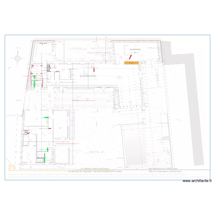 PLAN MODIFATIF ARNOU DESSEVRES. Plan de 
