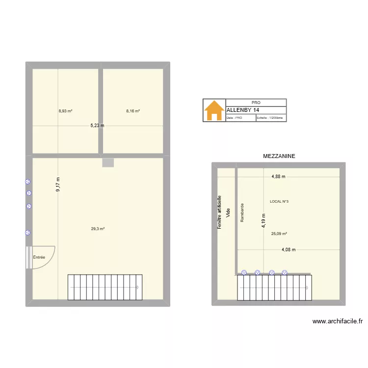 ALLENBY 14 V1. Plan de 4 Pièces et 71 m² ALLENBY 14 V1. Plan de 4 Pièces et 71 m²