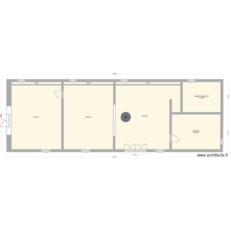 Céras-Ledergues-RDC PROJET 001. Plan de 0 pièce et 0 m2