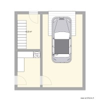 Garage + entrée hôtes