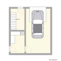 Garage + entr&eacute;e h&ocirc;tes