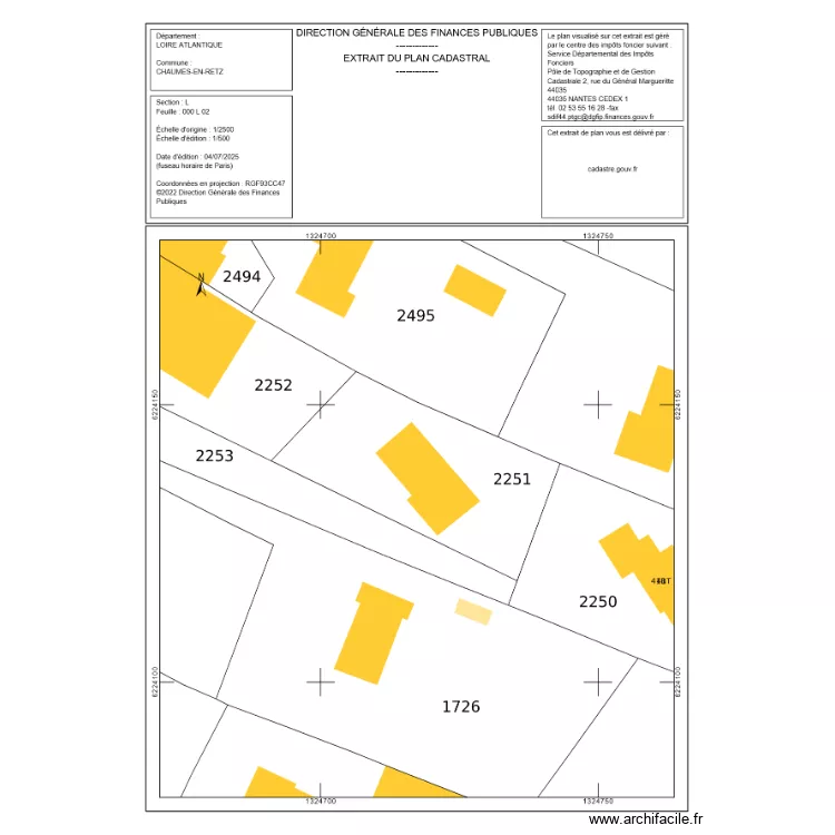 PC 2 HALIPRE GARAGE. Plan de 