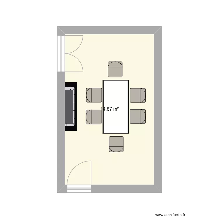 SAM. Plan de 1 Pièce et 15 m² SAM. Plan de 1 Pièce et 15 m²