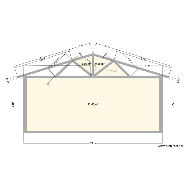C/FF. Plan de 0 pièce et 0 m2