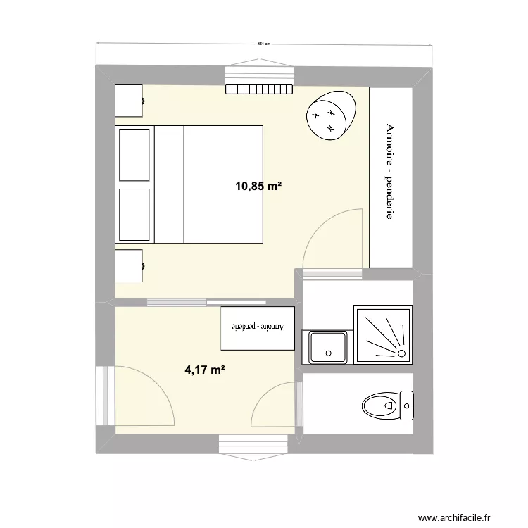 CHAMBRE ERIC PLAN 2. Plan de 