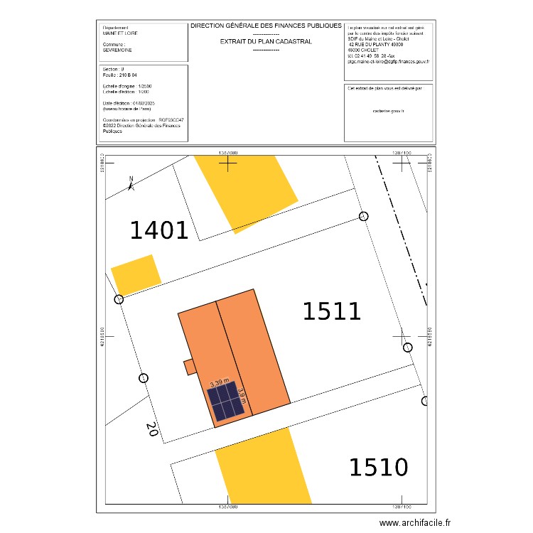gontier. Plan de 0 pièce et 0 m2