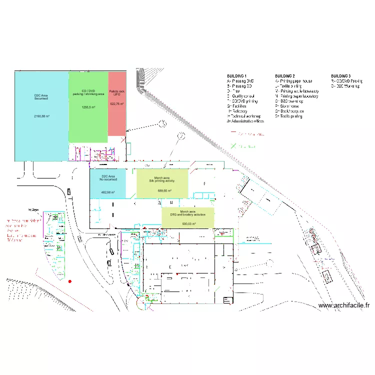 Actual layout. Plan de Actual layout. Plan de
